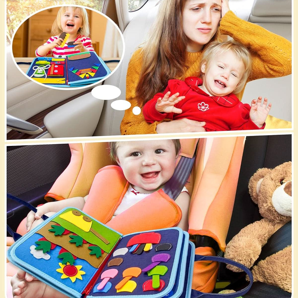 MindZip Activity Board Motor Skills & Playful Learning