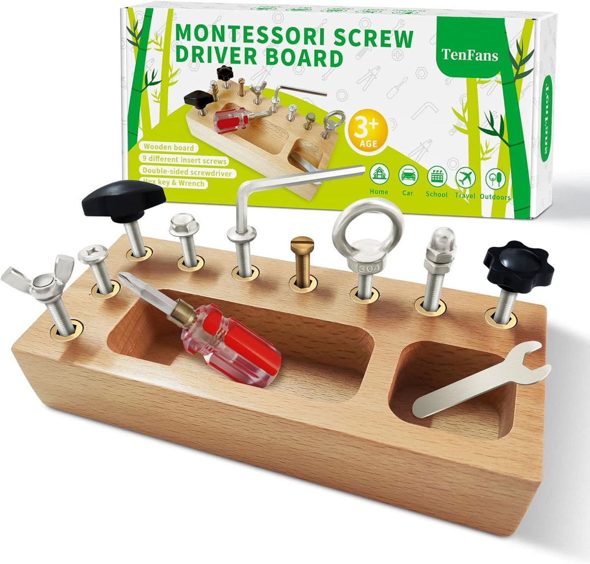 SkillCraft Busy Board Real Tools for Aged 3 and Over