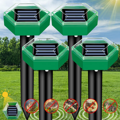 Ultrasonic Mole Repeller, 4-Pack