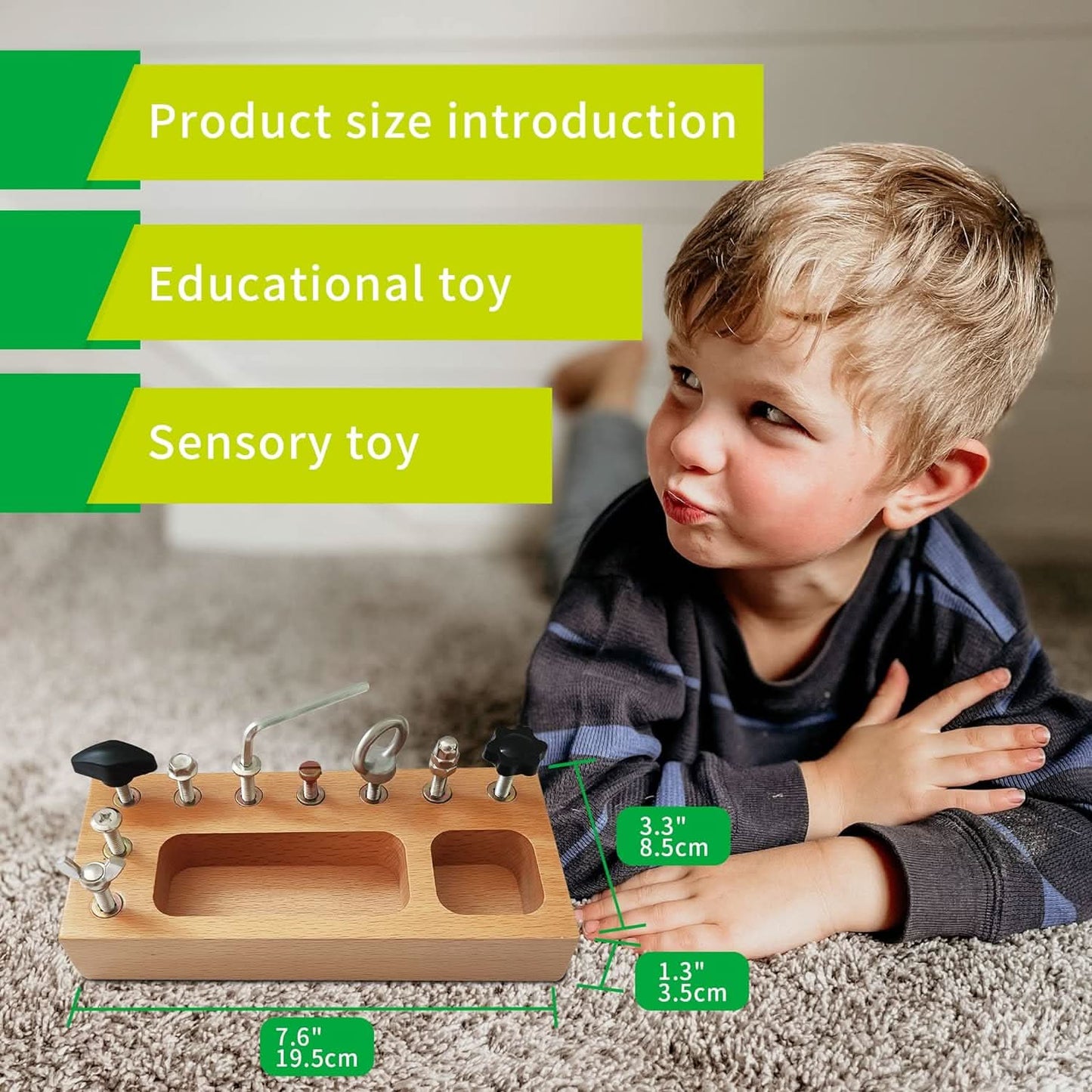 SkillCraft Busy Board Real Tools for Aged 3 and Over