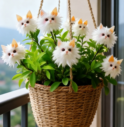 Cat's Eye Flower Seeds, Colorful Patterned Blooms for Windowsills, Balconies & Shady Gardens