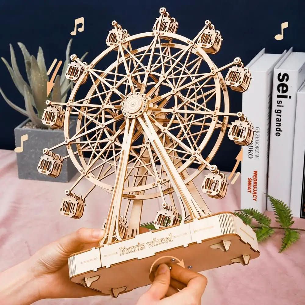 WheelCraft 3D Wooden Model Ferris Wheel lifestyle image 2