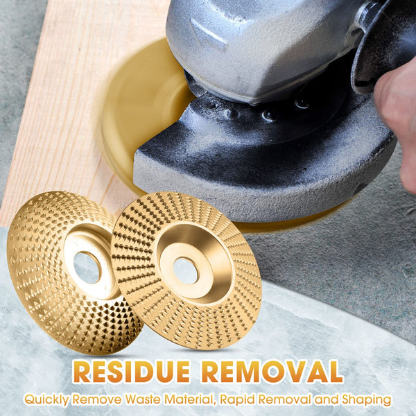 Wood Carving Disc, Tungsten Carbide Grinding Disc for Angle Grinder Wood Shaping & Trimming