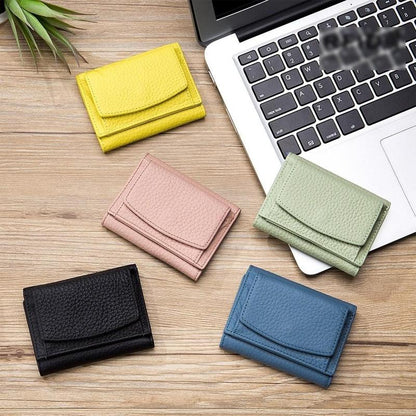 Handmade RFID-Blocking Soft Leather Wallet