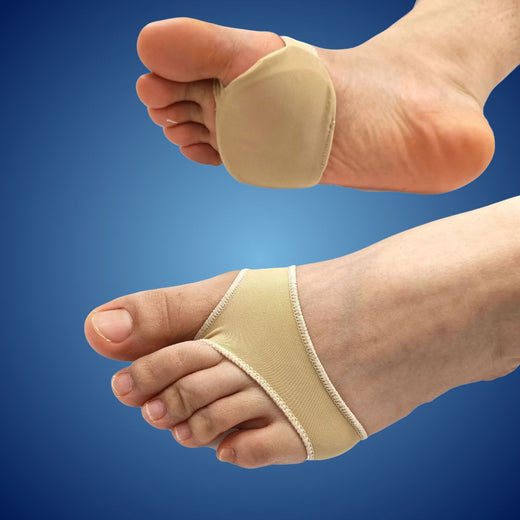 Metatarsal Pads, Soft Gel Ball of Foot Support for Forefoot Comfort & Everyday Wear