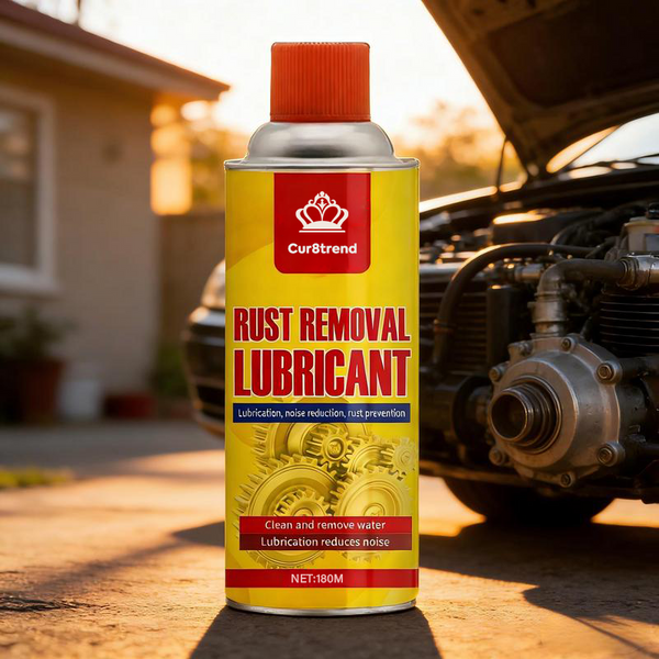 Rust Remover Spray, 3-in-1 Nano Foam Rust Cleaner & Lubricant for Hinges, Bolts & Tools
