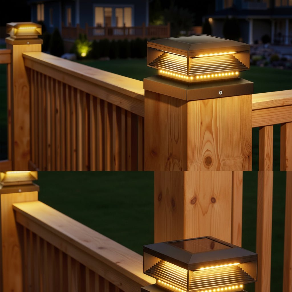SHINEFLOW Decorative Solar Post Light