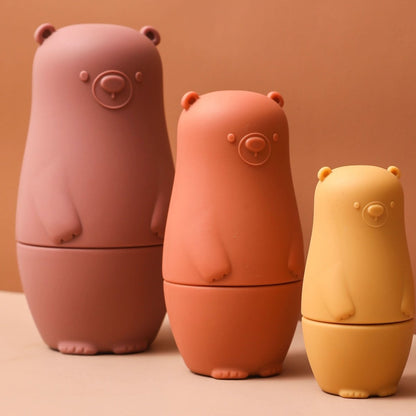 SiliconeNest Stackable Silicone Nesting Dolls