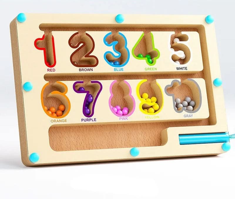 ColorQuest Magnetic Colour and Number Game