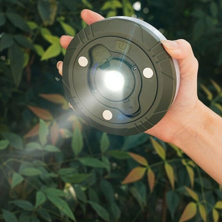 Camping Lantern with 10m RGB String Lights