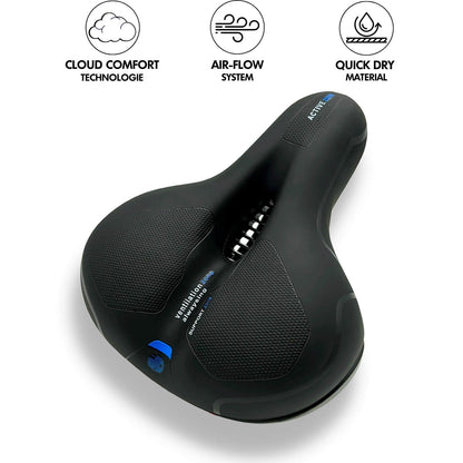 Memory Foam Bike Seat, Pressure-Relieving