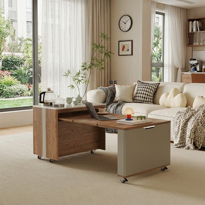 Lift Top Coffee Table, Minimalist Coffee Table with Hidden Storage