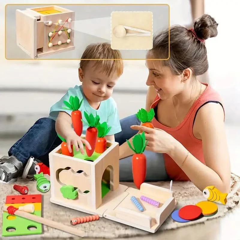 TinyTrail PlayCube 8-in-1 Montessori Play Box