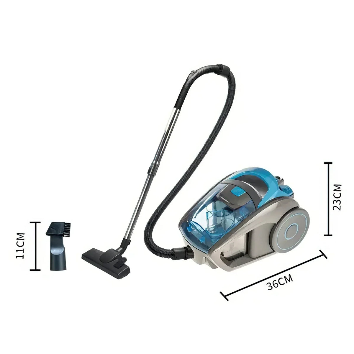 Powerful 3600W Vacuum Cleaner with Multi-Cyclonic Filtration