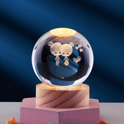LUMICRYSTA 3D LED Night Lamp