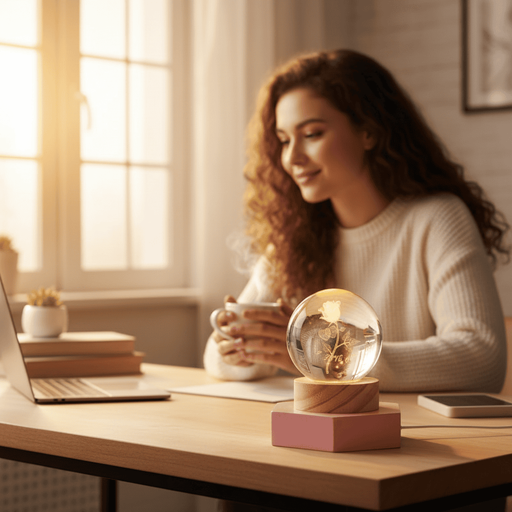 LUMICRYSTA 3D LED Night Lamp