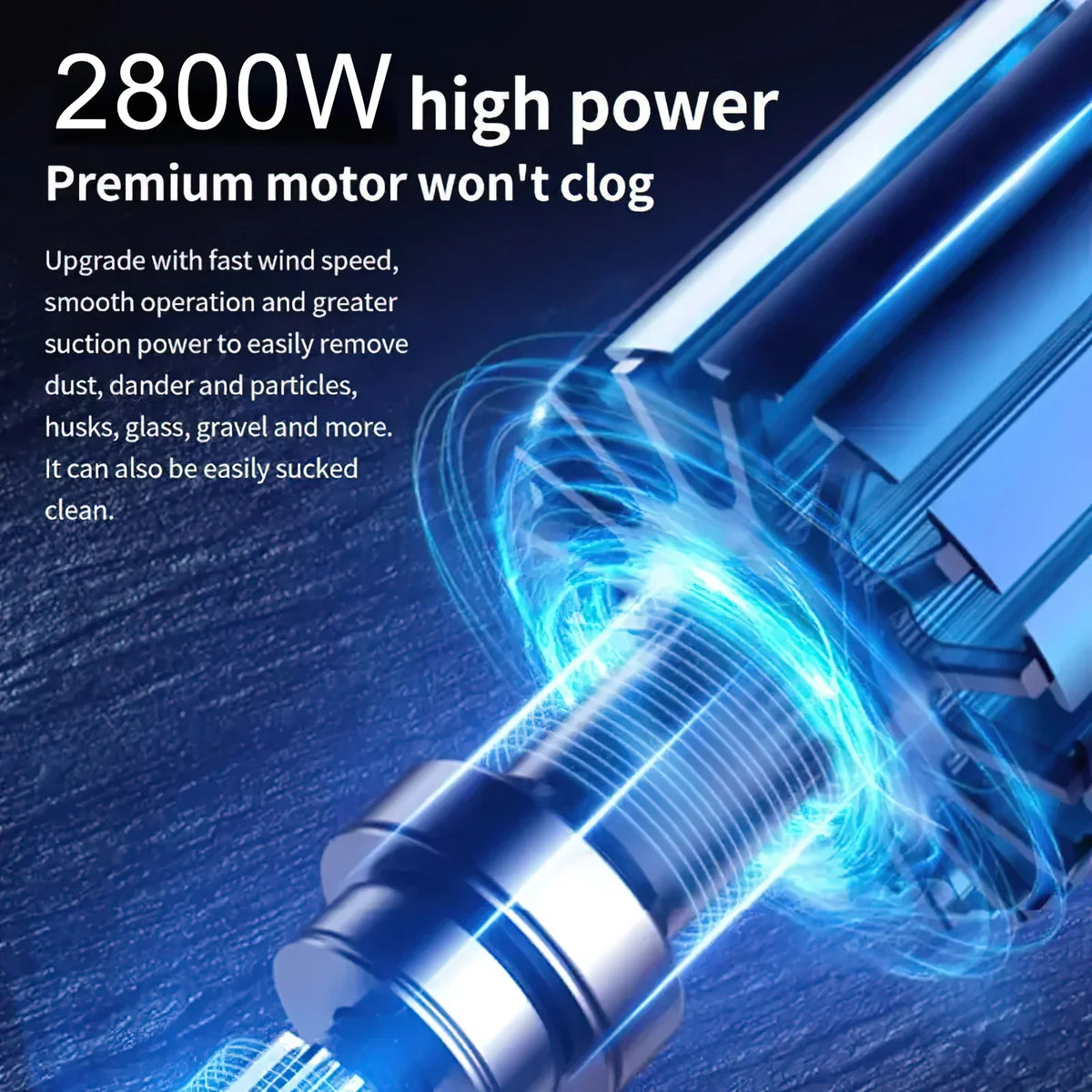 Powerful 3600W Vacuum Cleaner with Multi-Cyclonic Filtration