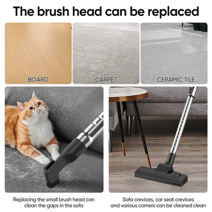 Powerful 3600W Vacuum Cleaner with Multi-Cyclonic Filtration