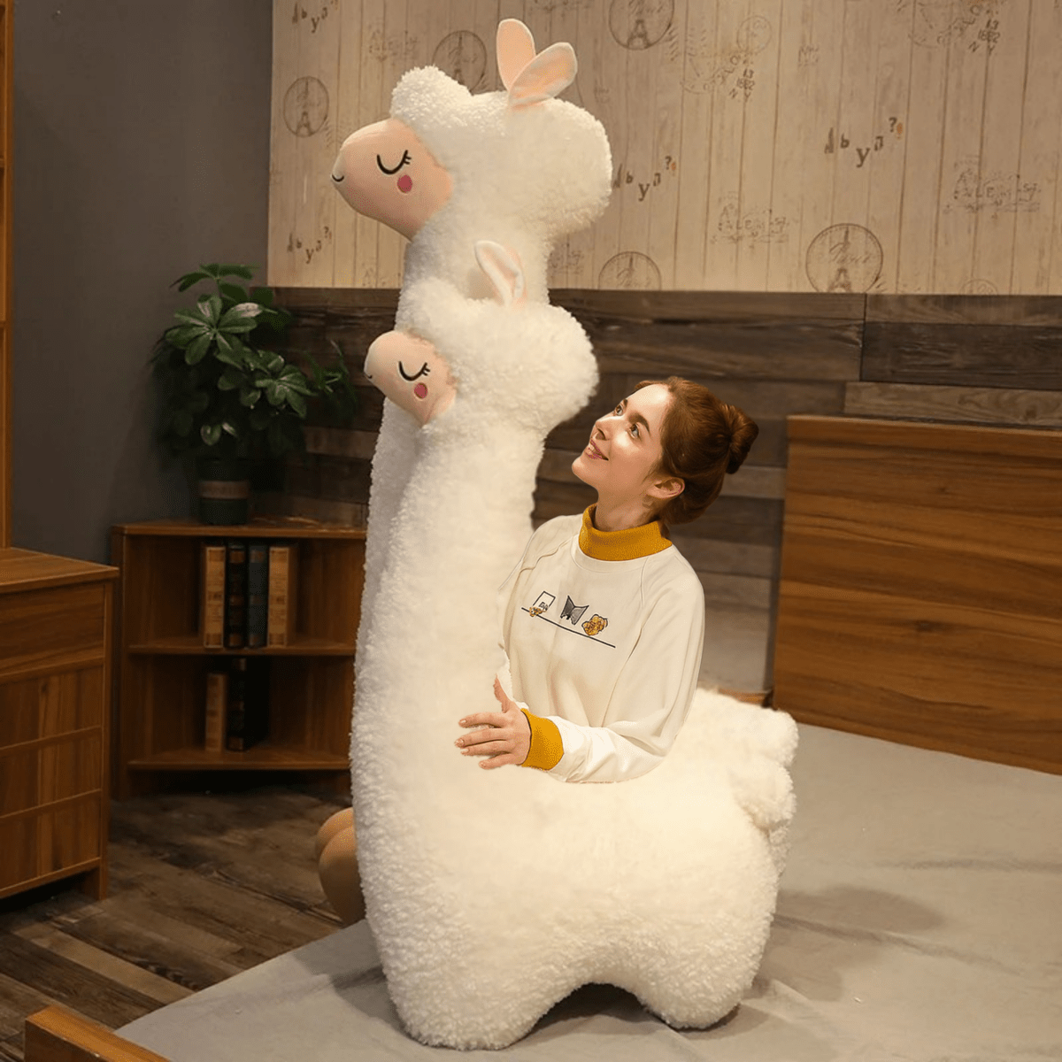 FLOOFYLLA Soft Alpaca Plush Toy
