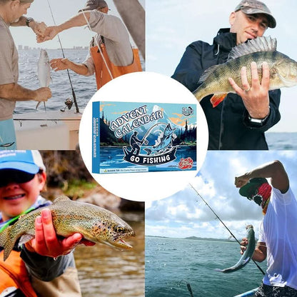 FISHMAS 2025 Countdown Fishing Tackle Calendar