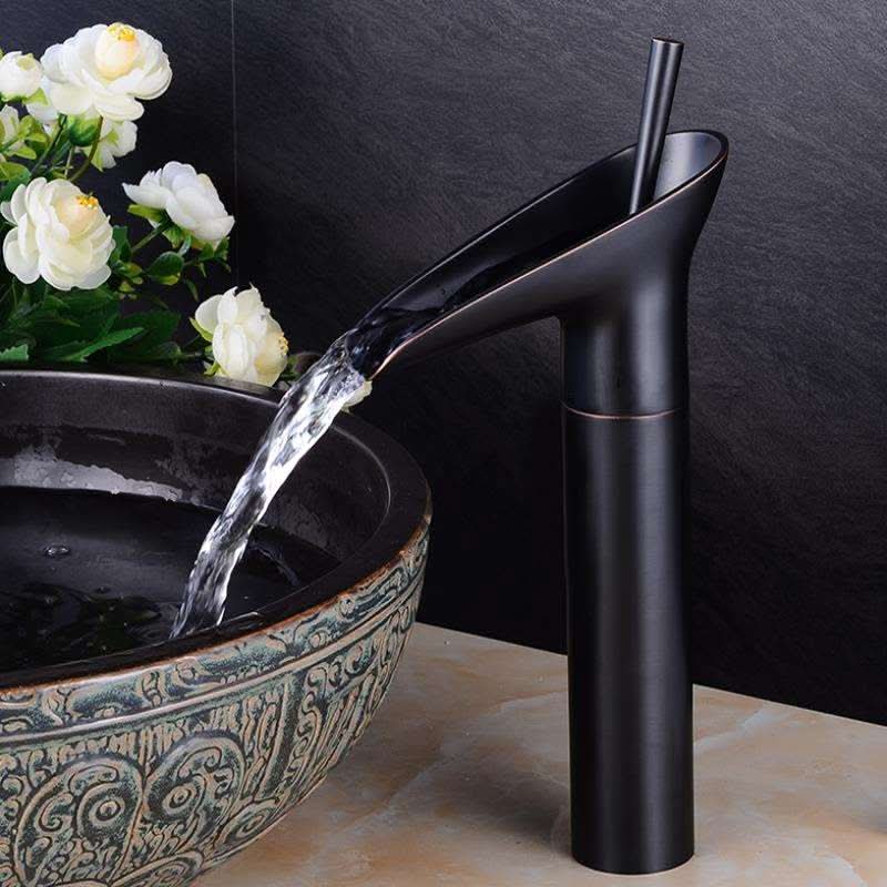AquaFalls Antique Waterfall Basin Faucet