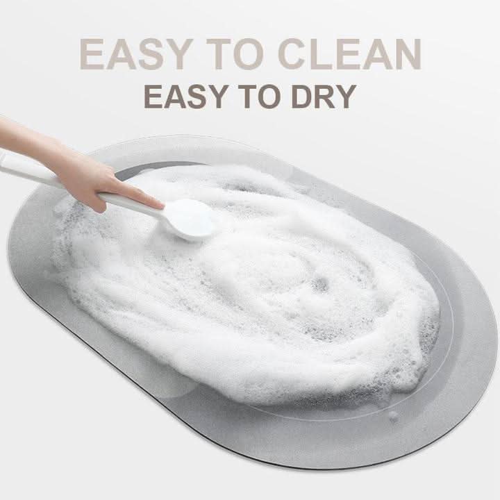AquaComfort Bath Mat Quick-Drying Microfiber Mat
