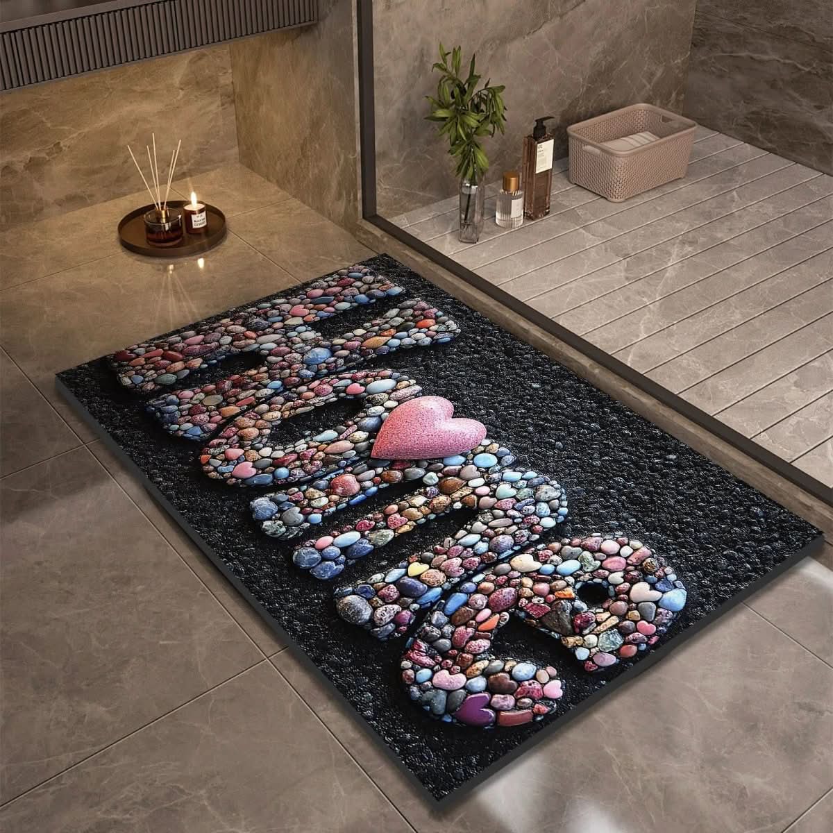 AQUASOFT BATH MAT Diatomaceous Earth Bath Mat