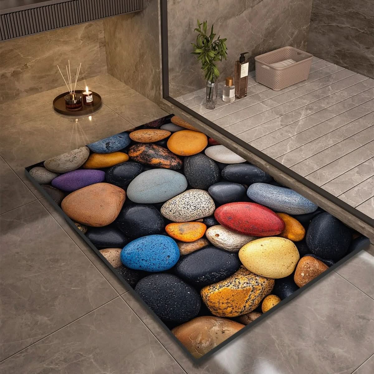AQUASOFT BATH MAT Diatomaceous Earth Bath Mat