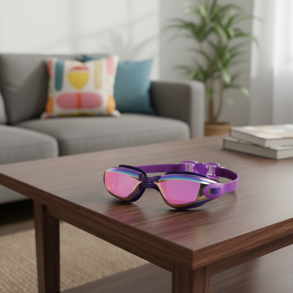CLEARWAVE Anti-Fog Swimming Goggles lifestyle