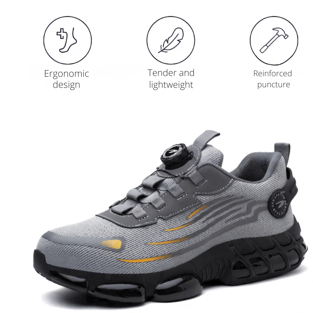 Men's Work Shoes, Orthopedic Support & Non-Slip Sole