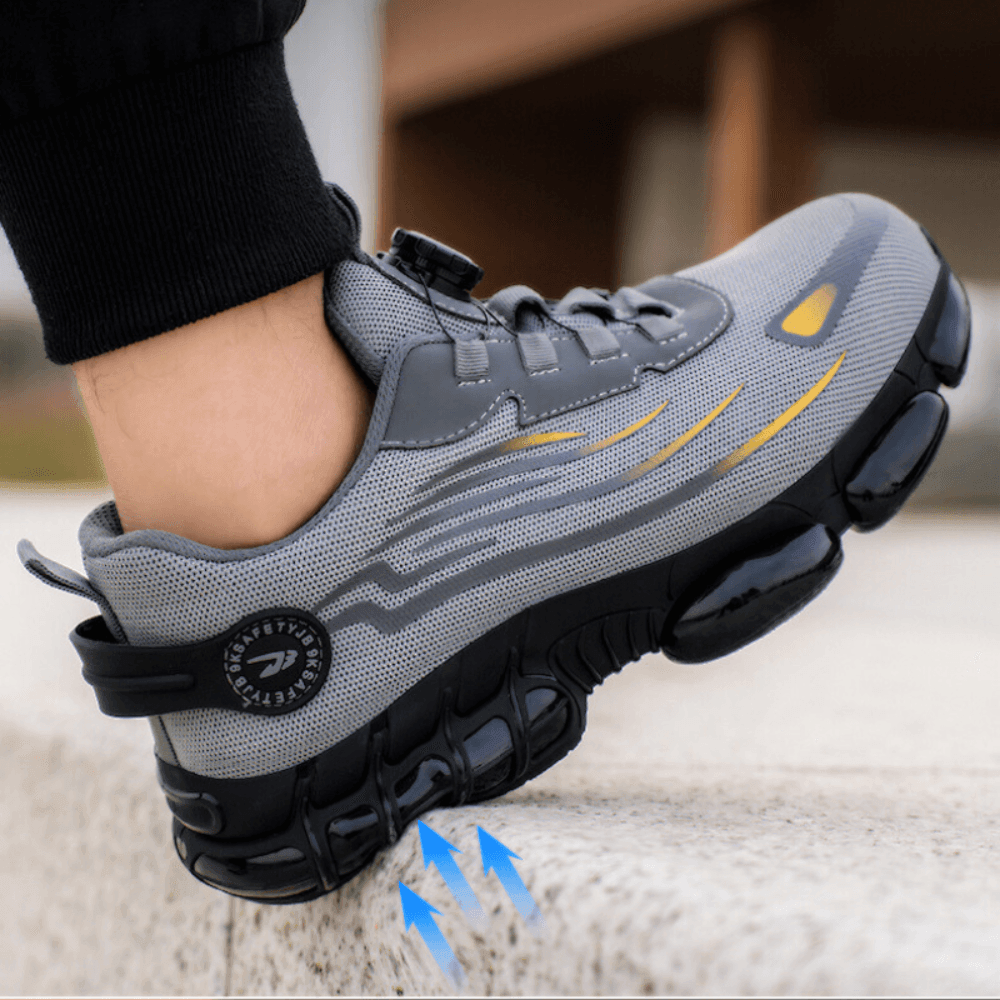Men's Work Shoes, Orthopedic Support & Non-Slip Sole