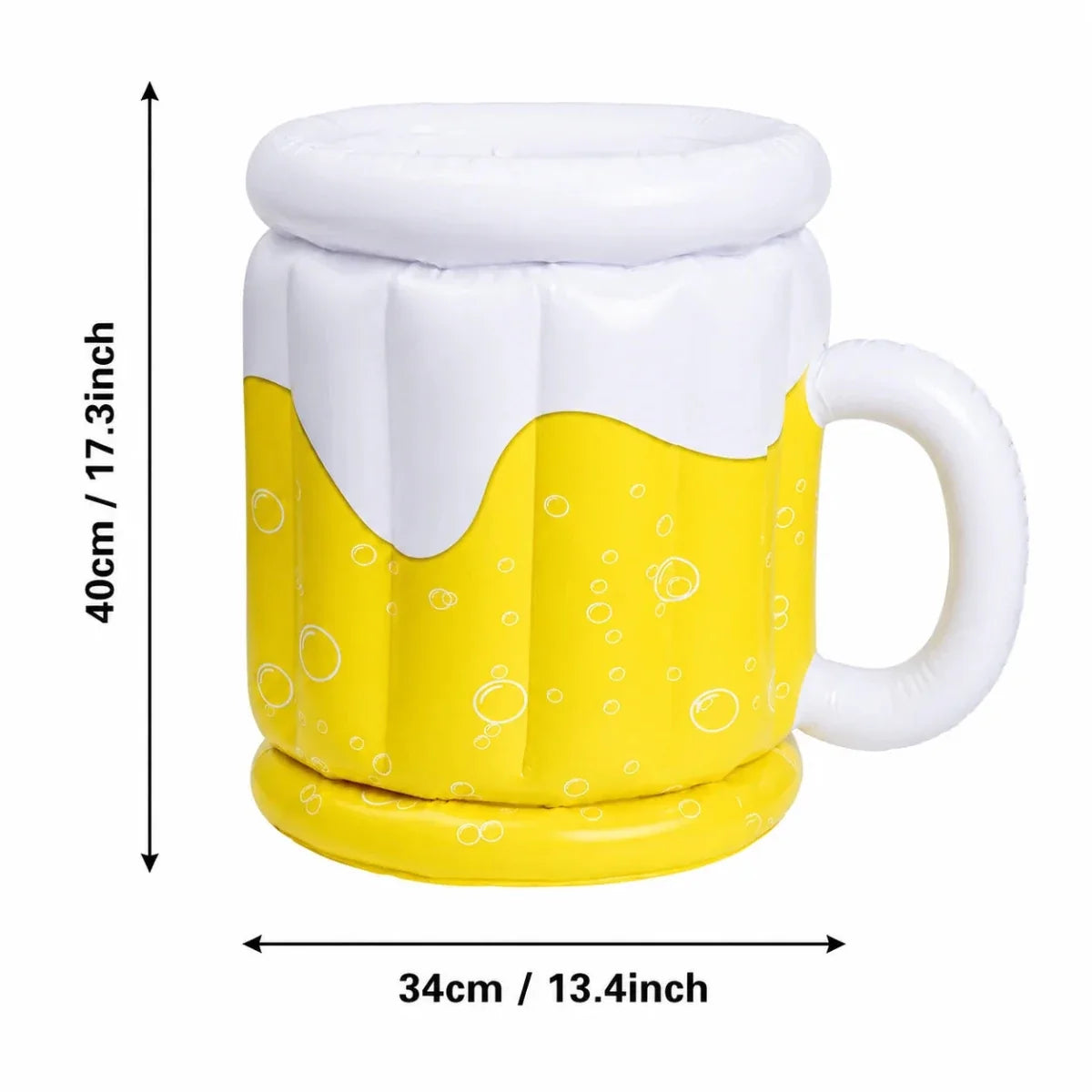 PARTYCHILL Inflatable Beer Mug Ice Bucket