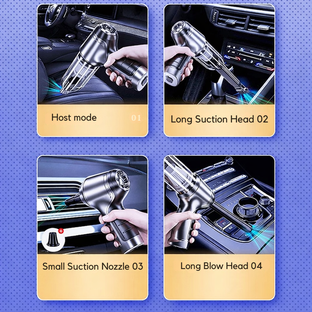 Cordless Car Vacuum Cleaner, High Suction