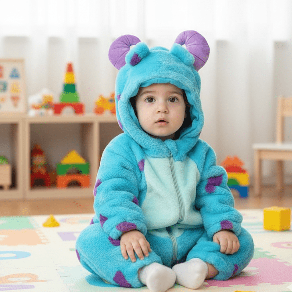 FLUFFIBEAR Animal Baby Overall