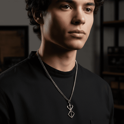 RUNEFORGE Berserker Rune Stainless Steel Pendant
