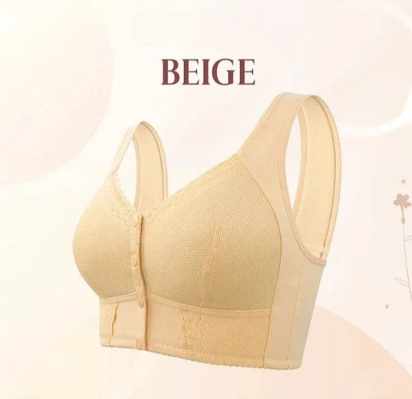 Front-Closure Cotton Bra