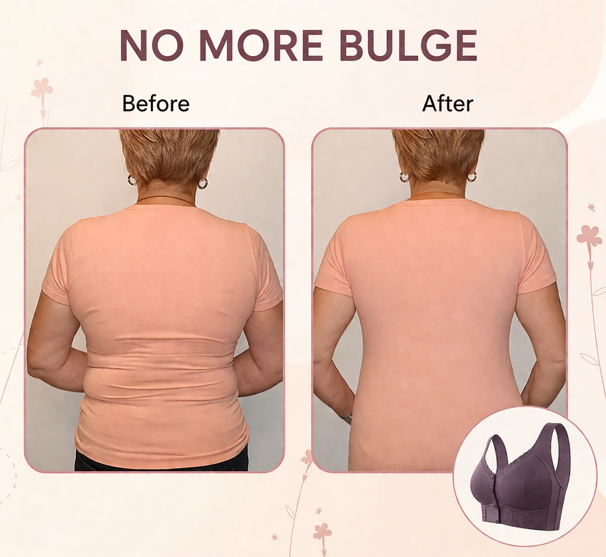 Front-Closure Cotton Bra