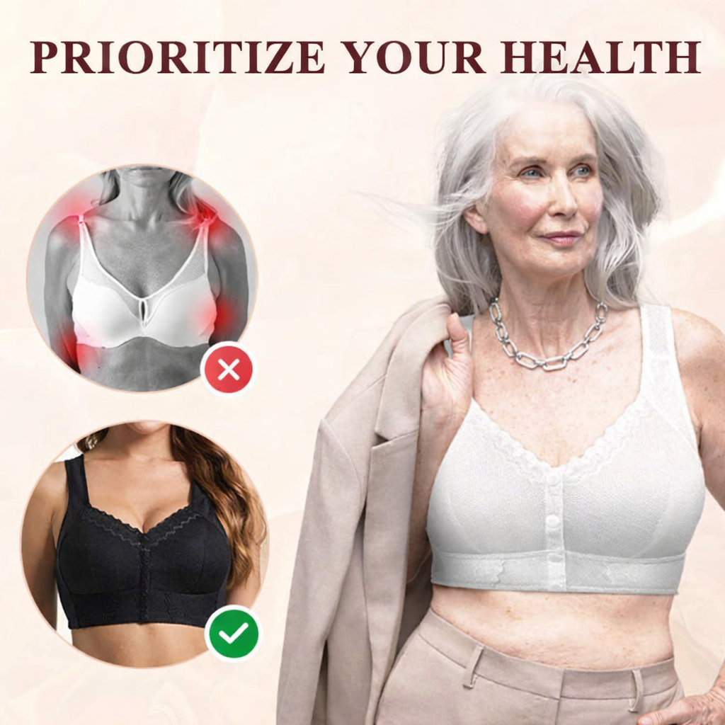 Front-Closure Cotton Bra