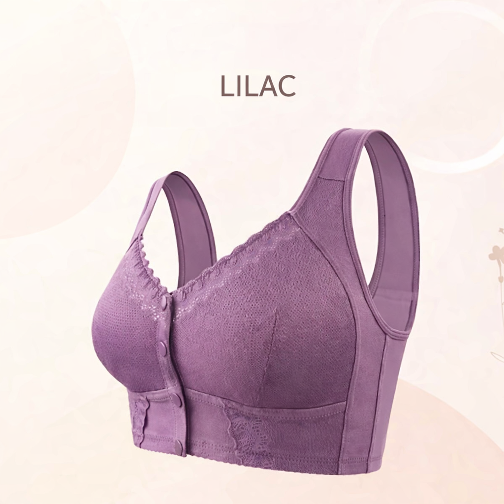 Front-Closure Cotton Bra