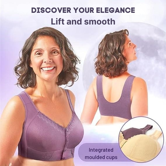 Front-Closure Cotton Bra