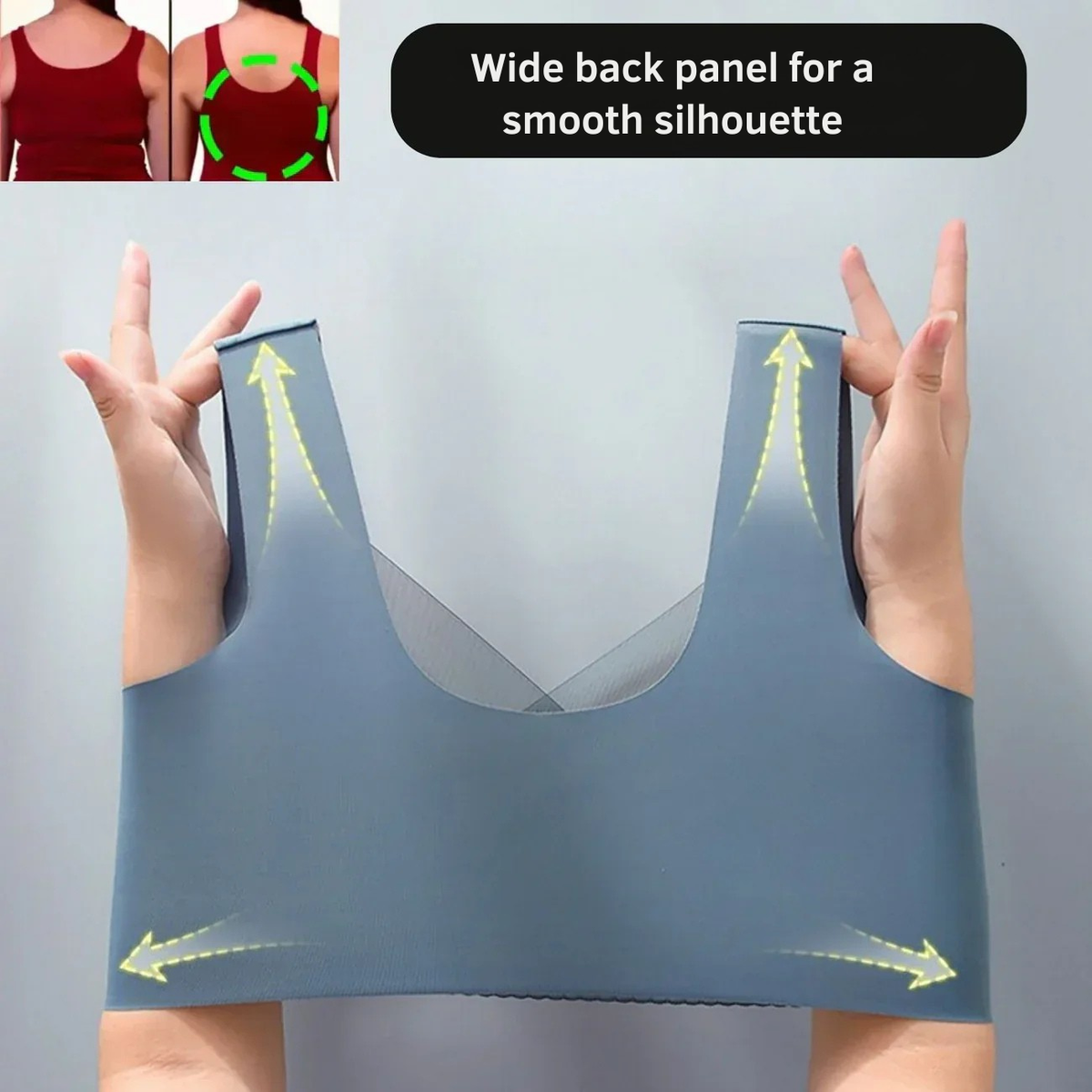 Wireless Seamless Comfort Bra, Push-Up