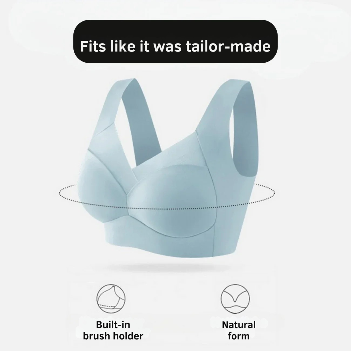 Wireless Seamless Comfort Bra, Push-Up