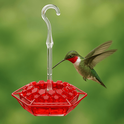 HUMMIFEED Colorful Hanging Hummingbird Feeder