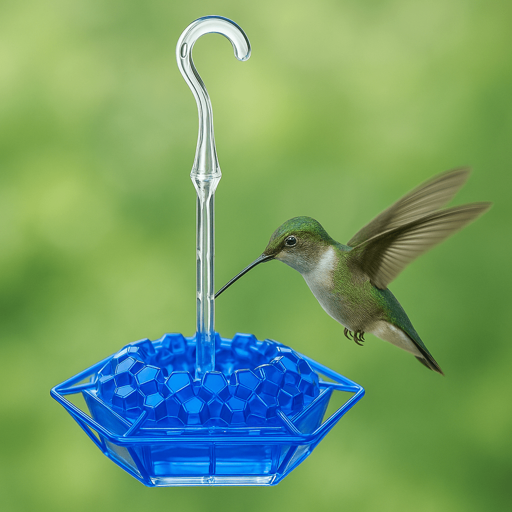 HUMMIFEED Colorful Hanging Hummingbird Feeder