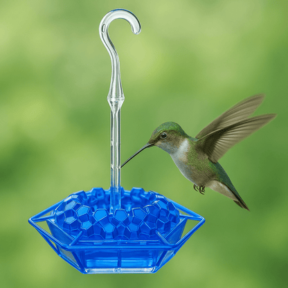 HUMMIFEED Colorful Hanging Hummingbird Feeder