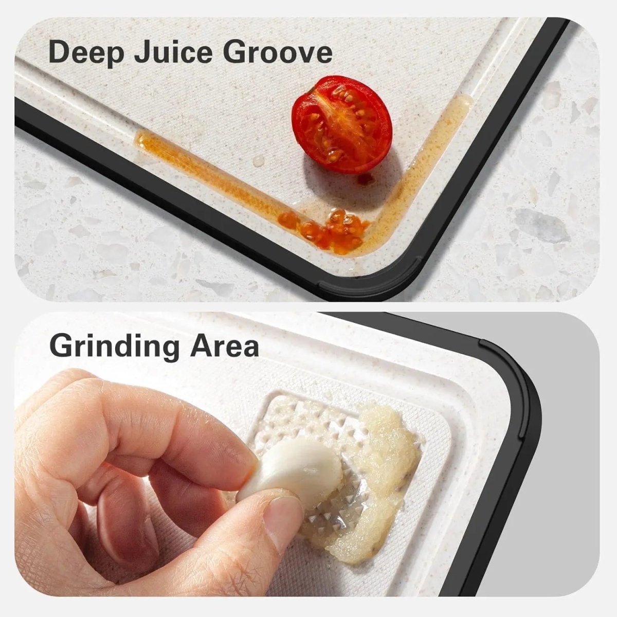NOBLE CUT Titan Cutting Board Double-Sided Non-Slip Prep