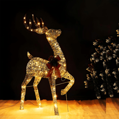 SHINEHOOVES Decorative LED Reindeer Figures