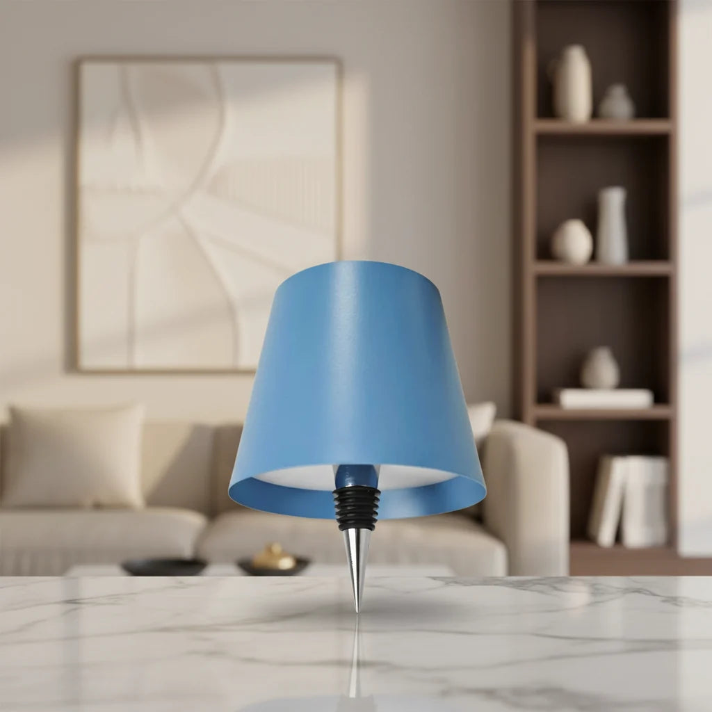 LED Bottle Table Lamp, Decorative Night Light & Desk Mood Lamp