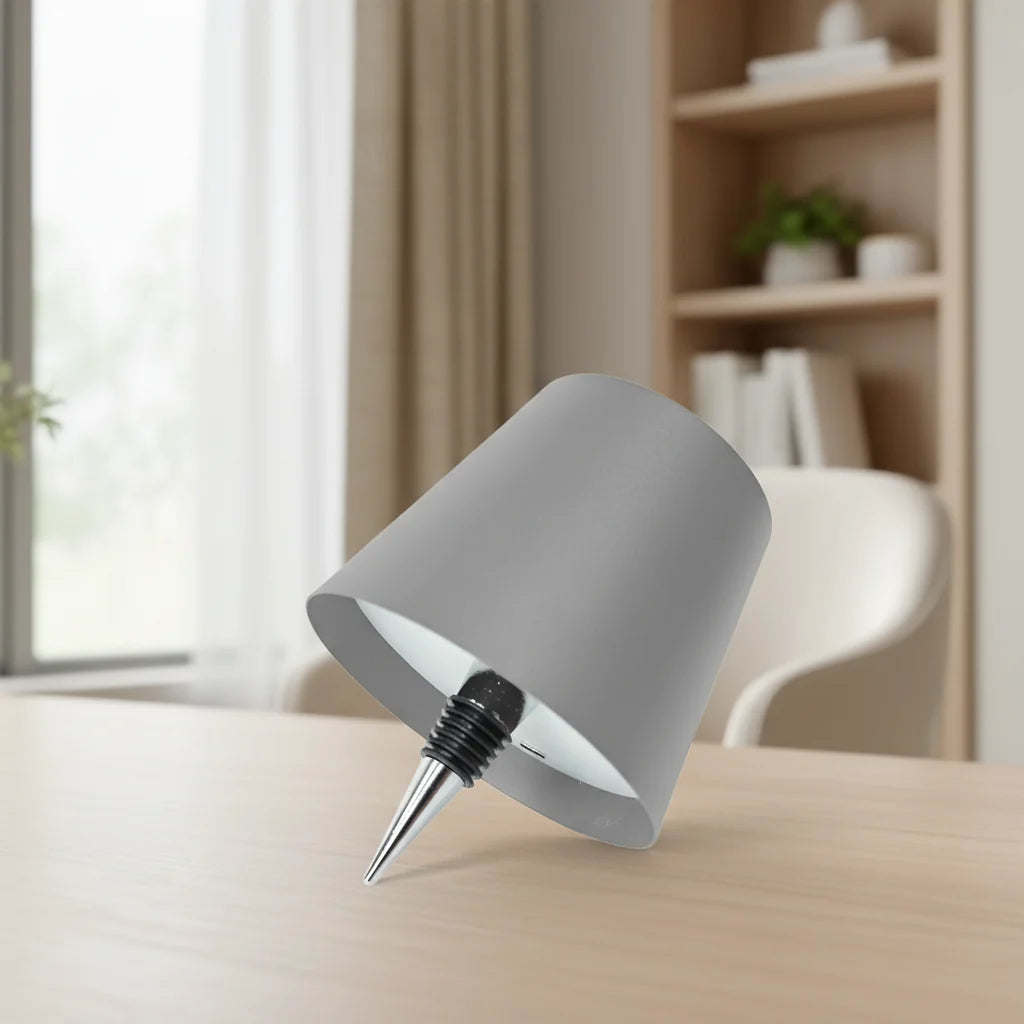 LED Bottle Table Lamp, Decorative Night Light & Desk Mood Lamp