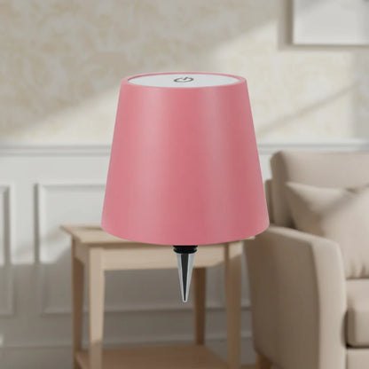 LED Bottle Table Lamp, Decorative Night Light & Desk Mood Lamp